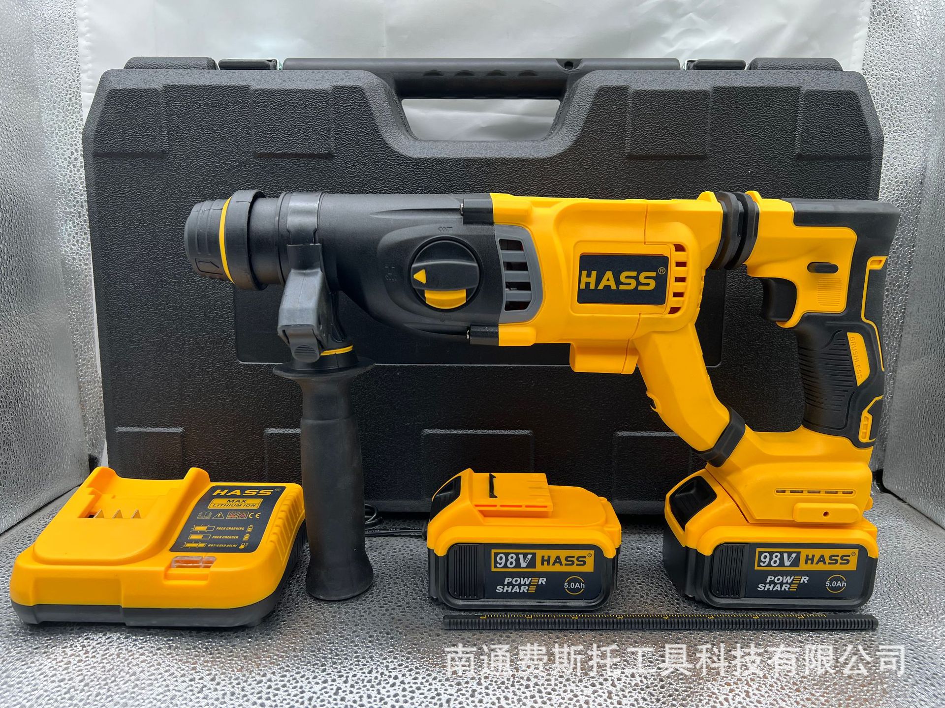 外贸跨境出口新款电锤轻锤冲击双速电镐26外贸充电式无刷电锤套装