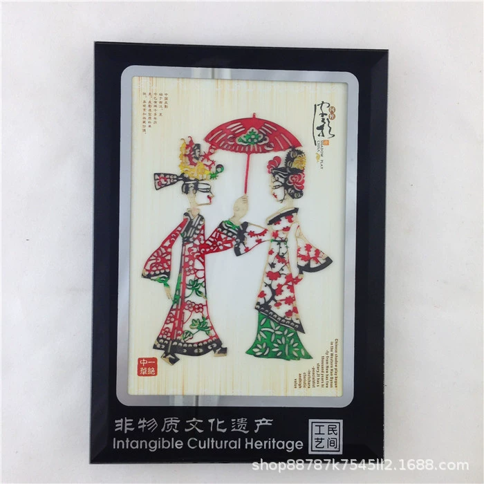 Shadow Shaanxi Shaanxi Shadow Play Display Desktop Swing Китайская характеристика На занятиях школьный подарок для иностранных школьников