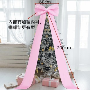 Cross-Border New Product Extra Large Size Wedding Bow Decoration Giant Satin Bow with Long Streamer