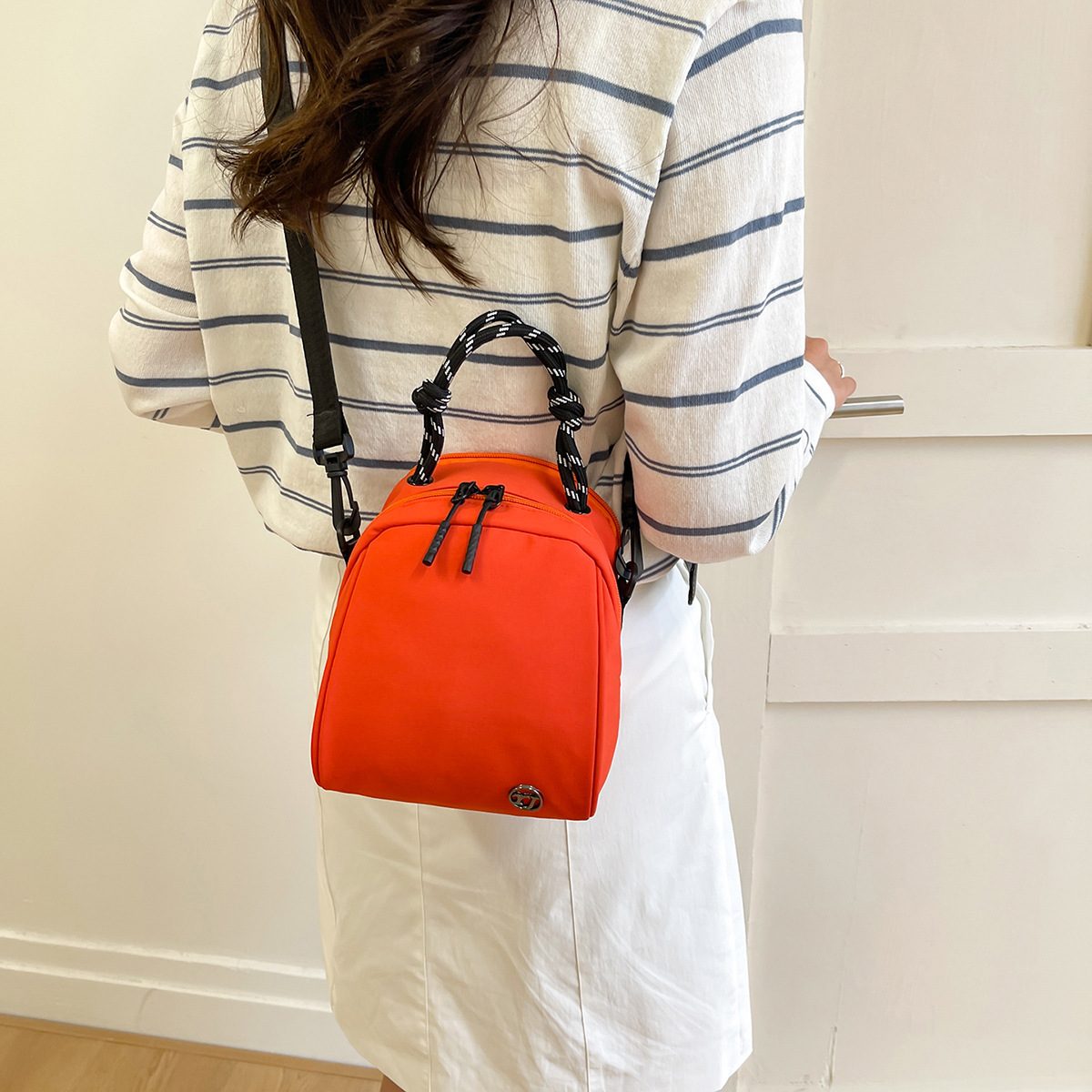 2026 Spring New Shell Bag Women's Single Shoulder Crossbody Bag Multifunctional Backpack Lightweight Versatile Casual Bag
