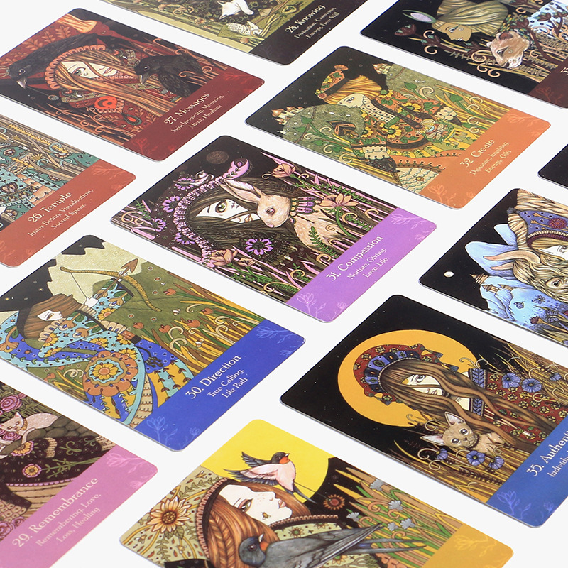 2021 New Universal Folk Oracle Tarot Board Game Cards_voghion.com