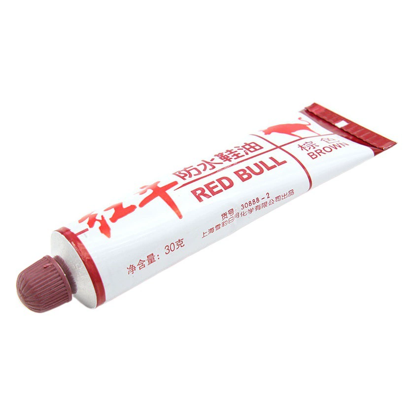 30 г Red Bull Paste Polish для обуви Кожаная обувь Уход за масляной полировкой кожи Осветление Ежедневные поставки для универмага