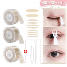 600Pcs Invisible Double Eyelid Sticker Lace Eye Lift Strip跨