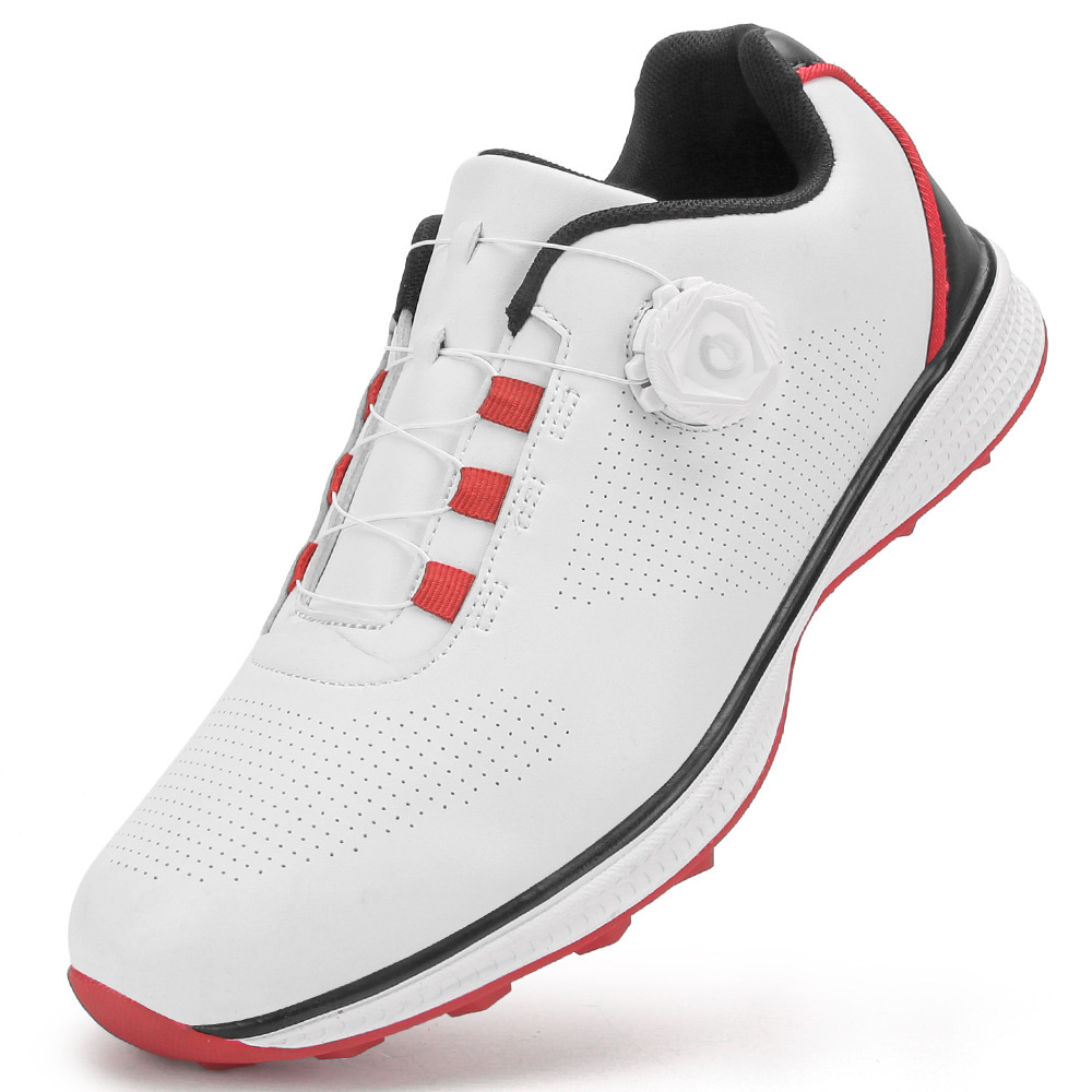 X556 봄과 여름 골프 신발 남성용 통기성 깨진 못 미끄럼 방지 손잡이 버클 야외 레저 스포츠 신발