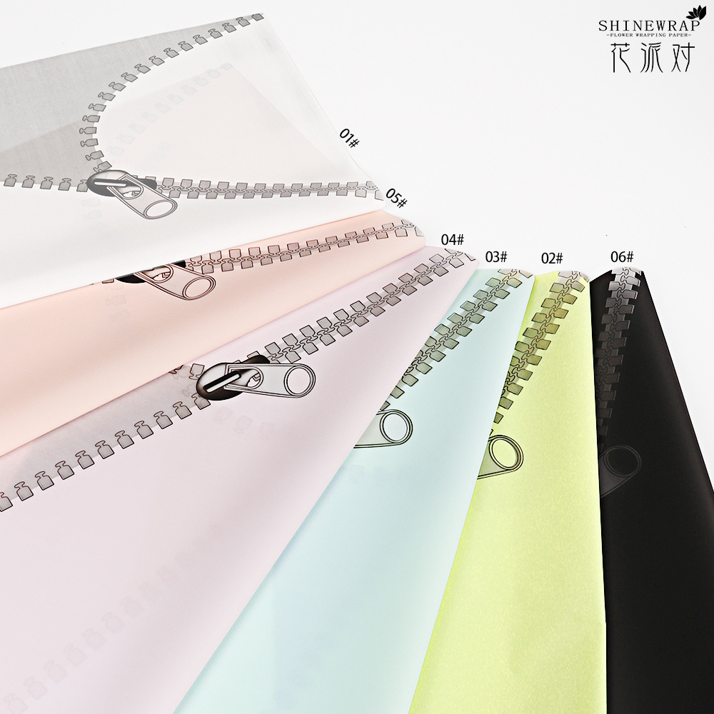 Fábrica de Shunxing al por mayor de papel de embalaje de flores Qixi nuevo ramo de papel de embalaje de flores regalos materiales de embalaje de flores