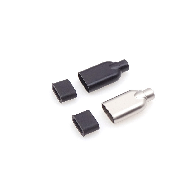 TYPE C plug housing DIY headset patch cord PD data cable TYPE Digital Audio plug metal housing