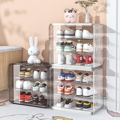 Children's shoe box, small baby shoe storage box, household transparent acrylic display multi-layer large capacity box