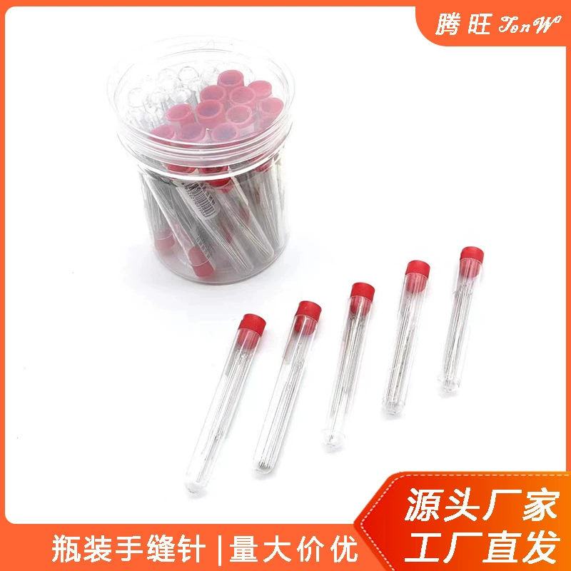 Производители источника Ствольная игла с несколькими спецификациями, ручная швейная игла, костюм иглы для вышивания, прозрачная трубка, ручная швейная игла, 30 шт.