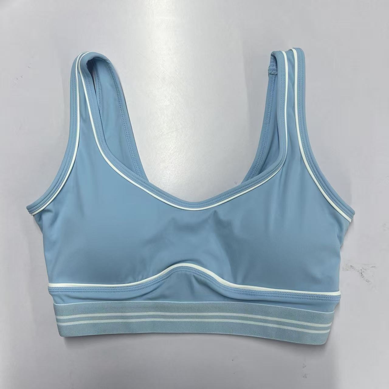 Summer Women's Nude Yoga Suit Set High-Waisted Cropped Pants Fitness Training Two-Piece Sleeveless Long Pants_ecoleips.com