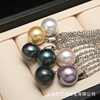 Fashionable necklace from pearl, pendant, chain for key bag , Korean style, simple and elegant design, wholesale