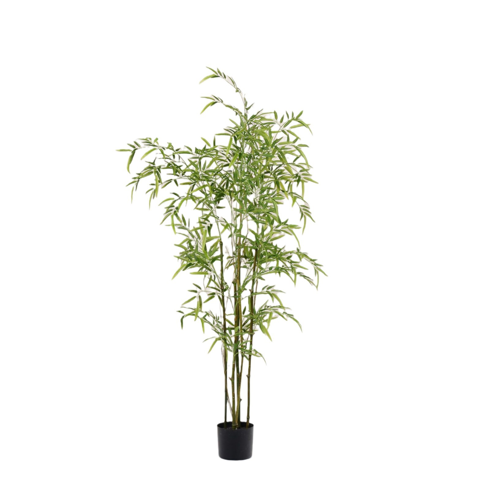 Nuevo bambú de simulación de estilo chino bambú falso bambú verde en macetas decoración de interiores bonsai pantalla de patio paisaje estilo minimal