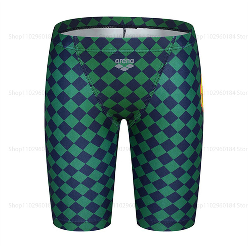 Men's competitive swim trunks, professional waterproof, quick-drying, breathable swimwear, sports swimwear, wholesale for export and cross-border sales Men's competitive swim trunks, professional waterproof, quick-drying, breathable swimwear, sports swimwear, wholesale for export and cross-border sales