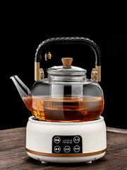 Tea boiler steam glass lifting beam steaming teapot set high temperature resistant boiling water teapot fully automatic electric ceramic stove