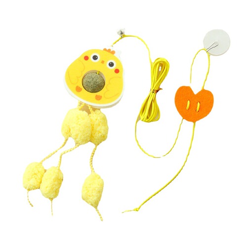 Cat toys, self-stimulating and boredom-relieving artifact, swing, hanging door, amusing cat stick, feather bell, Internet celebrity, bite-resistant cat supplies