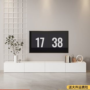 Tv Cabinet Solid Wood Living Room New Home Small Apartment Floor Cabinet Simple Storage Cabinet Integrated Tv Cabinet Combination