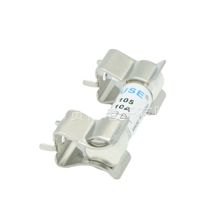 东莞贡福品牌电流保险丝支架焊接电路板5X20管状保险丝夹