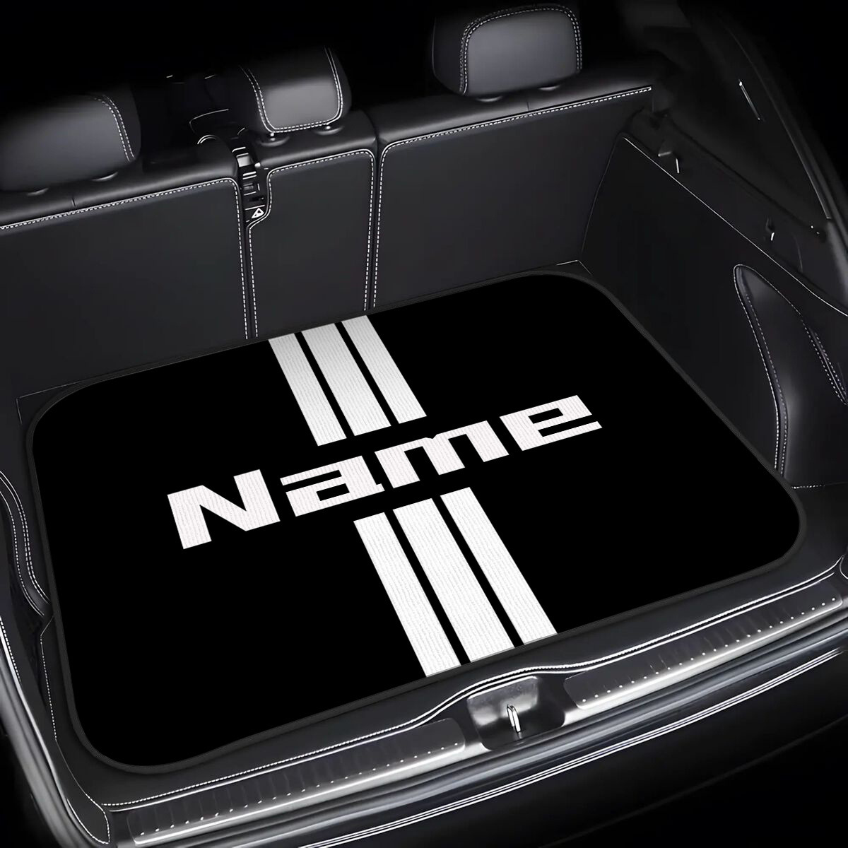 Cross-Border Temu Simple Style Car Trunk Mat, Universal for All Seasons, Crystal Velvet, Dirt-Resistant, Dust-Proof Decorative Floor Mat