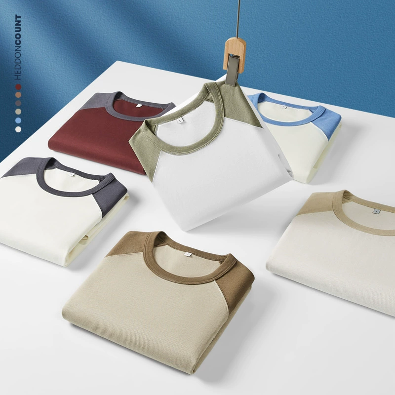 Tengjue Мужская одежда Женская пара повседневная свободная футболка с рукавами на плече