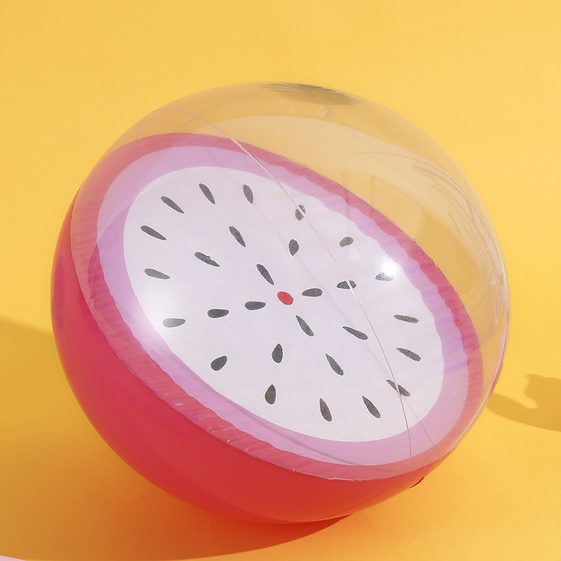 Printing Pattern Simple Style Classic Style Printing Plastic Inflatable Ball Swimming Accessories 1 Piece