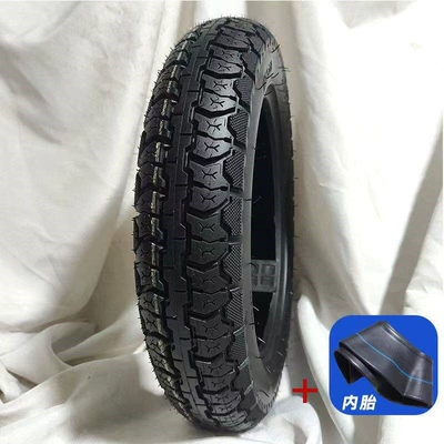 Non-industrial tires | 300/4.00/5.00-2, thickened for heavy - 350-12-round-top-8-layer-thickened-outer-tire-inner-tube