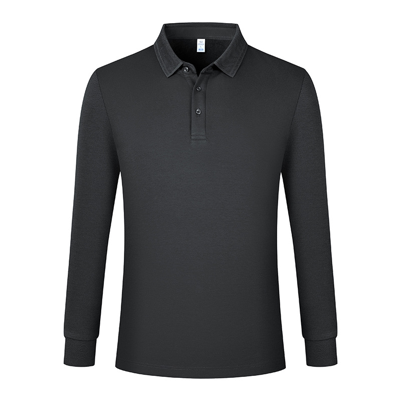 Trajes de oficina de hombre ropa de alta calidad personalizada algodón modales otoño invierno camisa polo personalizada