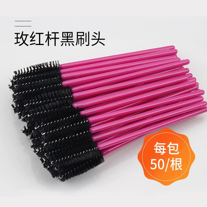 Disposable brush for eyelashes, curly false eyelashes for extension