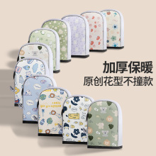 电动车手把套冬季电瓶自行车护手罩摩托三轮车冬款棉手套加绒加厚