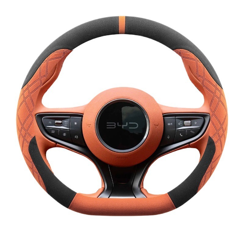 Steering wheel cover | Suede Ultra-Thin Anti-Slip Sweat-Absorbent