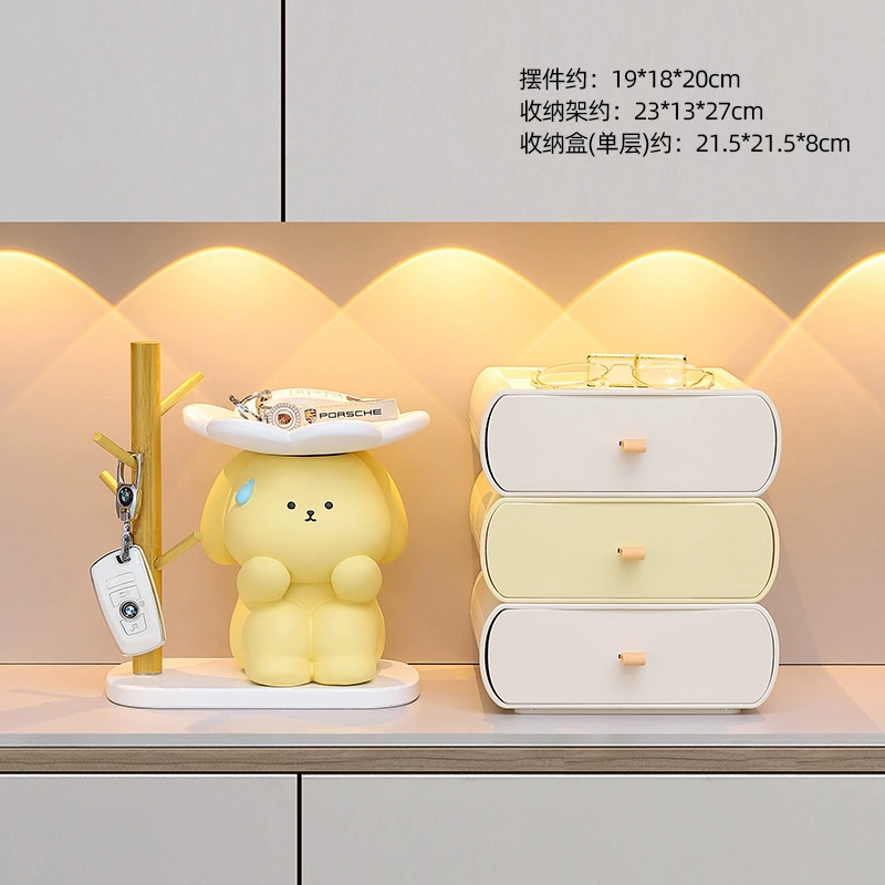 Accessory, cute storage system for keys, rabbit, decorations, Birthday gift