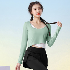 Women's Loose Running Sportswear Set for Autumn and Winter Morning Runs - Quick-Drying Professional Fitness Training Top with Long Sleeves and Breathable Fabric