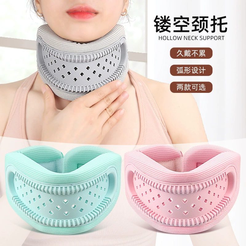Бытовой защитник шеи для предотвращения изгиба и наклона вперед шеи, силиконовый бандаж для шеи для вытяжения и фиксации шейного отдела позвоночника, защитник шеи и защитник поддержки