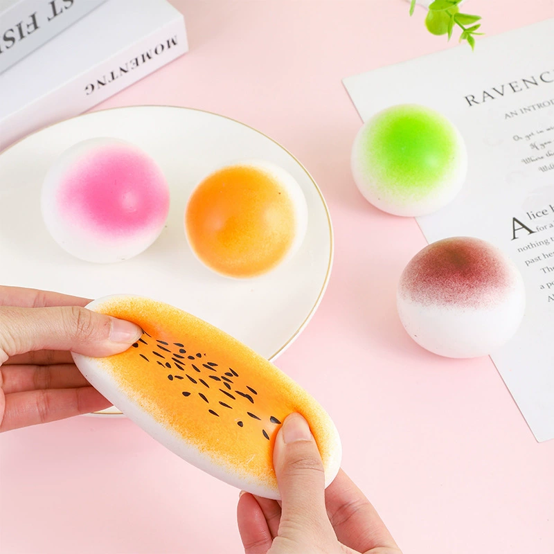 Имитация жидкости яичный желток хрустящий, щепотка, медленный отскок, пластифицированные шары для волос, студенты распаковывают артефакт, маленькие игрушки оптом