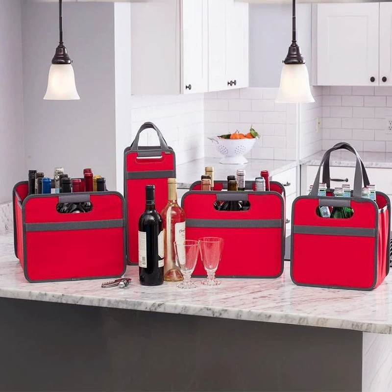 Сумка для хранения красного вина для дома, автомобильный ящик для хранения вина, хвостовой ящик, многофункциональный ящик для хранения напитков, минеральной воды