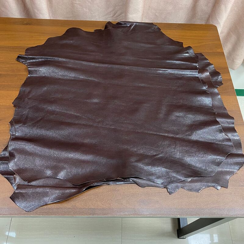 Imported A-Grade Deep Brown Pebbled Vegetable-Tanned First-Layer Sheepskin Soft Genuine Leather for Bags and Handbags Imported A-Grade Deep Brown Pebbled Vegetable-Tanned First-Layer Sheepskin Soft Genuine Leather for Bags and Handbags