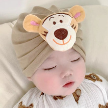 婴儿帽子春秋薄款头巾宝宝帽护囟门护头卤门帽印度胎帽秋冬