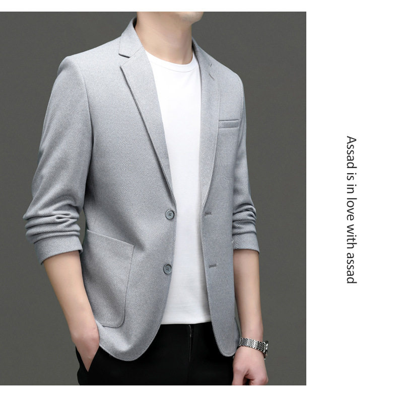Áo vest nam dáng ôm phối len mỏng chống nhăn kiểu Hàn — Vàng ngỗng, Xám trung tính chi tiết 15