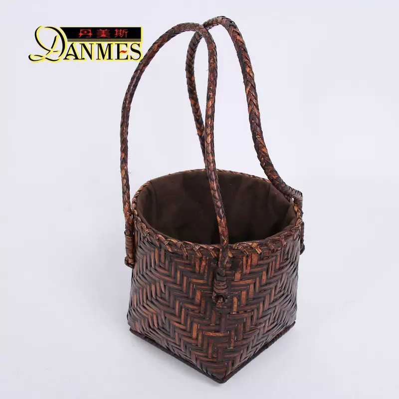 新款时尚泰国草编包包女复古手拎包逛街聚会国风潮流手机零钱包