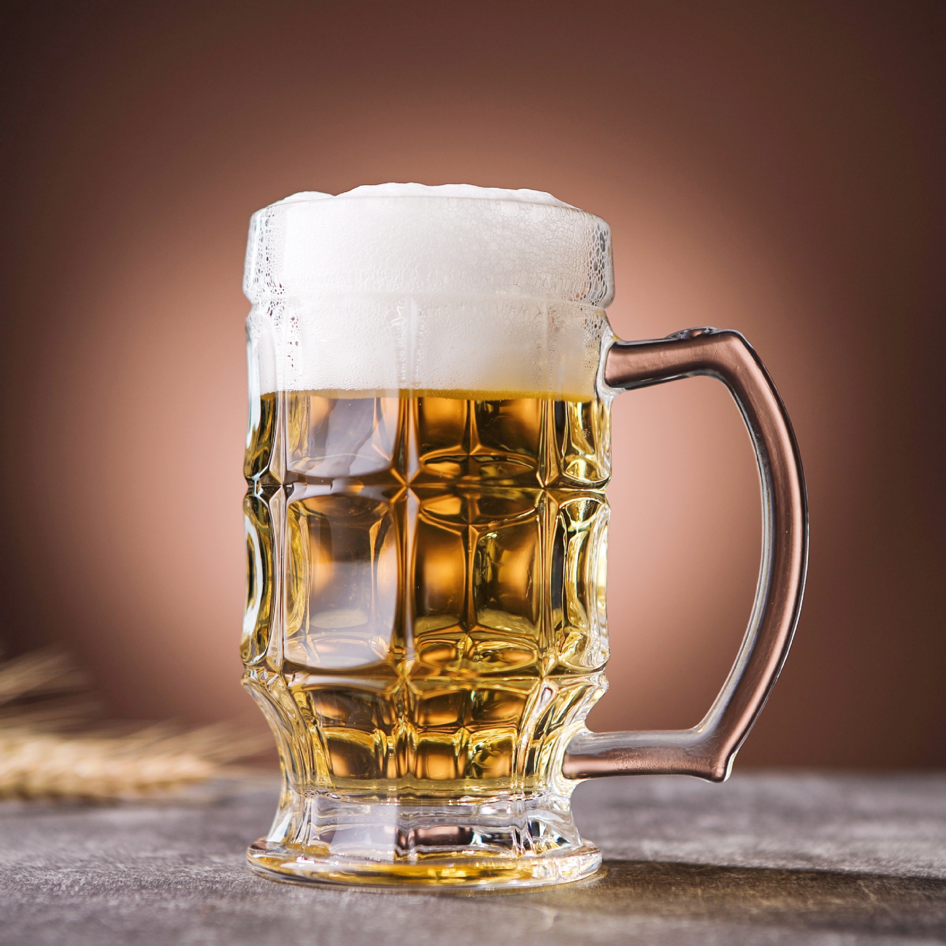 Tazas de cerveza de trigo alemanas restaurantes de cerveza creativas caseras de cerveza de vidrio de hotel impresión logotipo de tazas de bebida