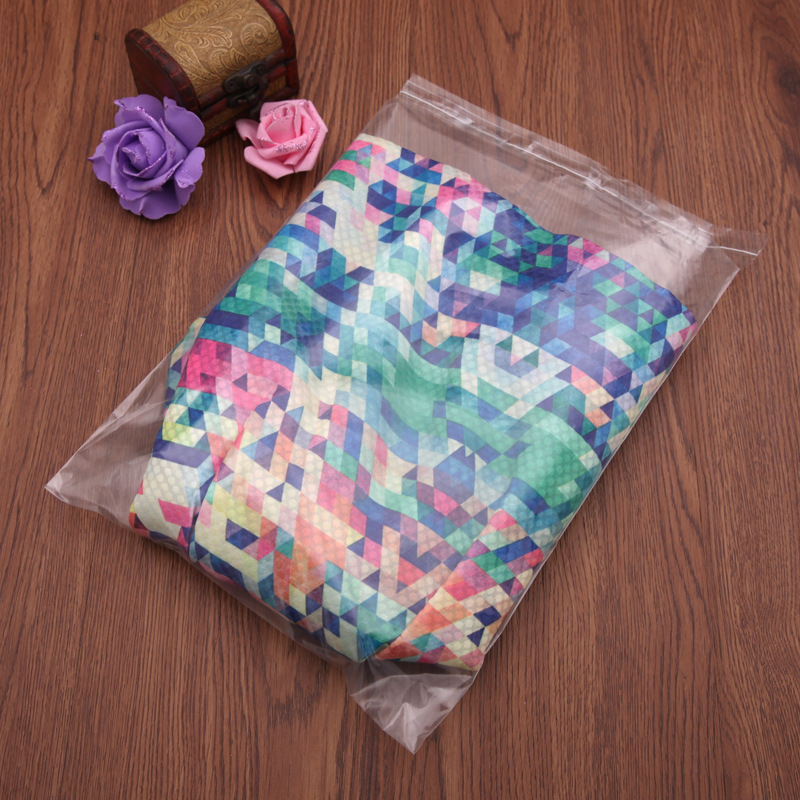 批發opp自粘袋服裝包裝袋透明塑料袋 不乾膠自粘袋子警示語自粘袋