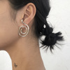 Design fashionable metal earrings, European style, suitable for import
