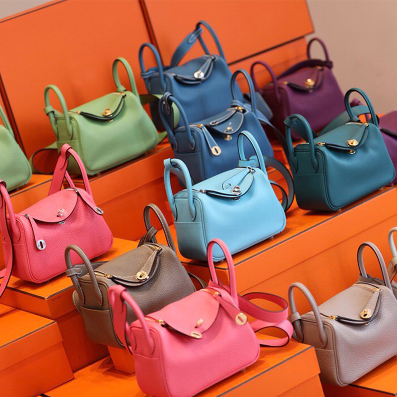 Lindy Bag Mini First Layer Togo Cowhide Genuine Leather Shoulder Satchel Crossbody Women's Bag Doctor Bag Crossbody Bag Elegant Lindy Bag Mini First Layer Togo Cowhide Genuine Leather Shoulder Satchel Crossbody Women's Bag Doctor Bag Crossbody Bag Elegant