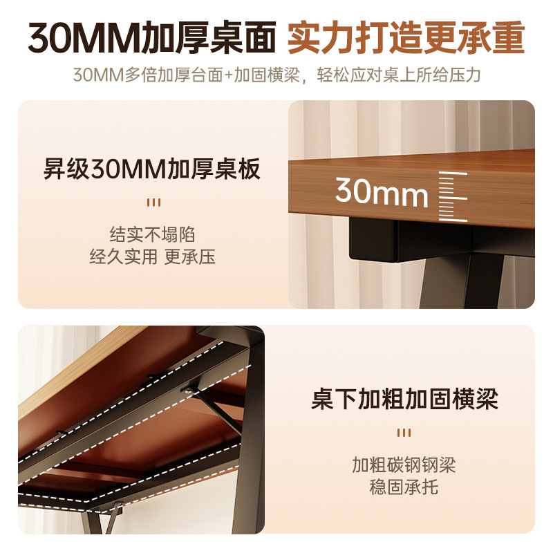 Mesa de comedor doméstica pequeña mesa de comedor rectangular mesa de negociación multifuncional gran mesa de mesa de comedor comercial de hotel