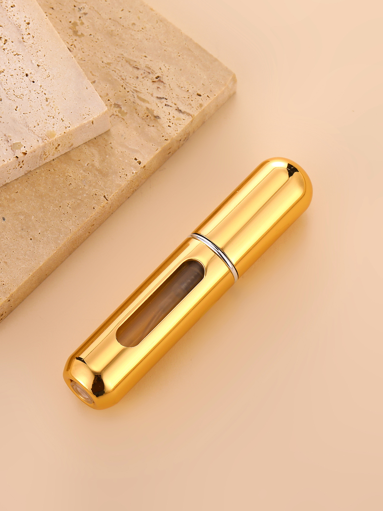 5ml de carga directa inferior perfume sub-botella portátil tipo empuje muestra de aerosol de aluminio botella vacía mini niebla fina sub-embalaje artefacto