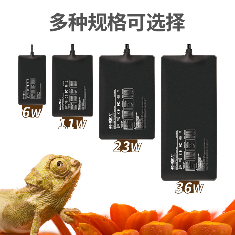 Fábrica de orugas de mascotas almohadilla de calefacción de control de temperatura caja de escalada para mascotas tortuga lagarto guardia Palacio cuerno de serpiente Rana aislamiento pieza de calefacción de hámster