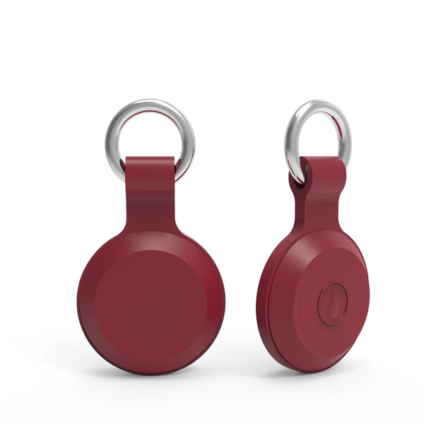 Burgundy+round buckle+opp