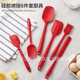 �ذ���z�ε�6���׺決���bʳƷ���͸ߜ�Ĩ������ˢSpatula Set