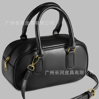 包包女2026新款小众设计简约休闲复古手提保龄球包单肩斜挎包百搭