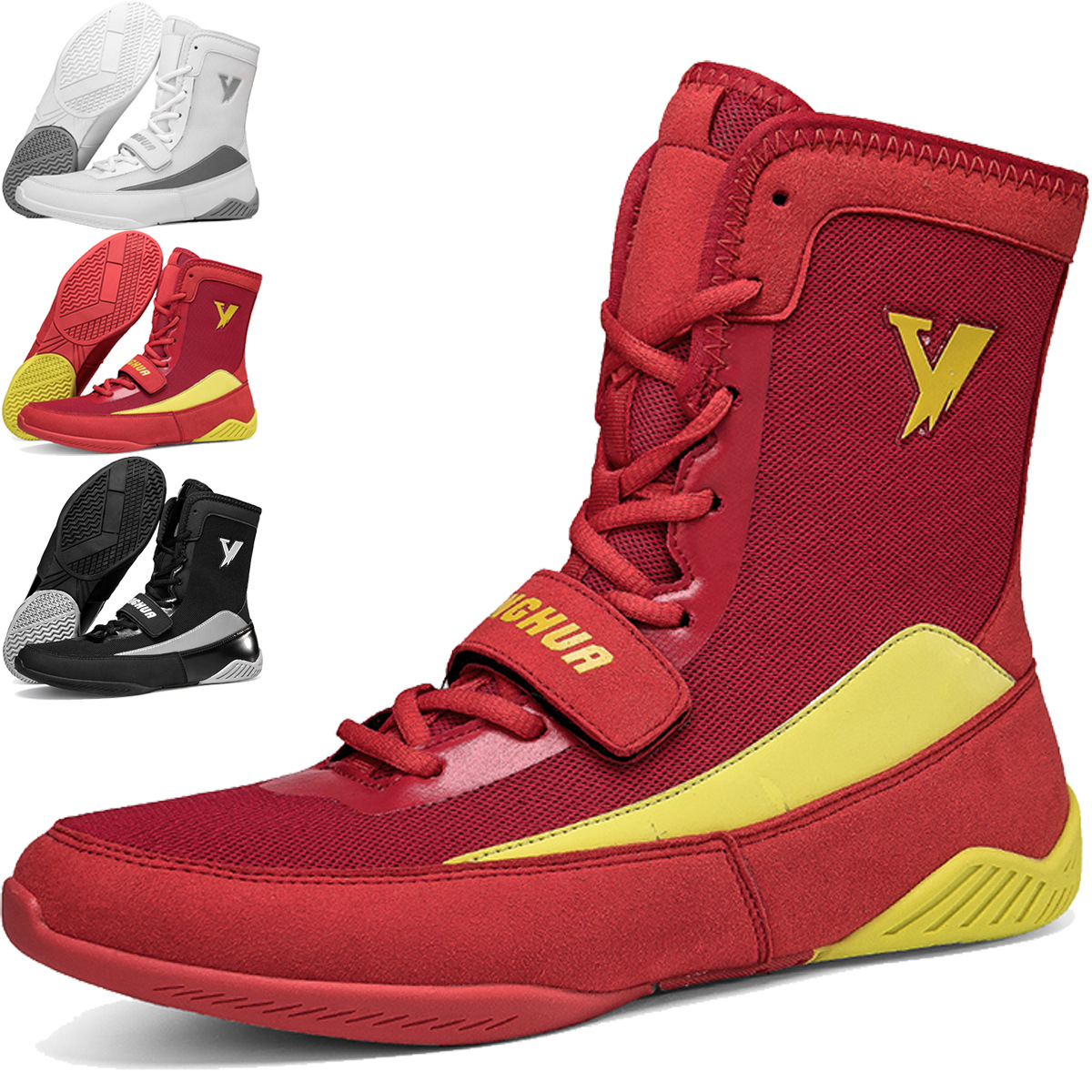 Cross-Border Popular Training Shoes, Professional New Model for Indoor Training, Professional Boxing Shoes, Wrestling Shoes of the Same Style