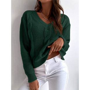 H 61763 Thick Knit Sweater ��ᘿ��L��ë�¿羳���uͨ���R