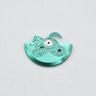 New In-Stock Wholesale Movement Accessories Automatic Rotor Precision Engraving Snake Rotor Compatible with Nh35 Movement Automatic Swing Rotor
